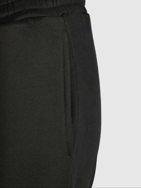 Jet black Lounge pants with signature drawstring for women