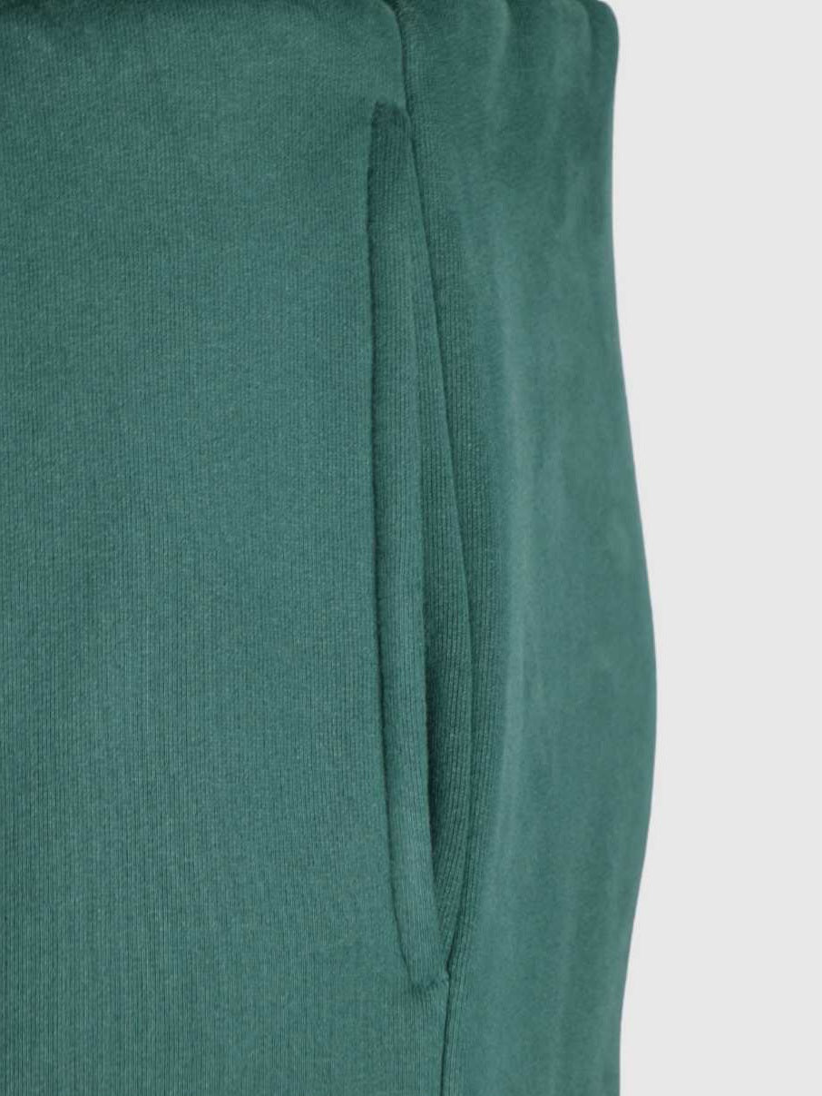  Racing green Color Lounge Pants With Signature Drawstring For Men