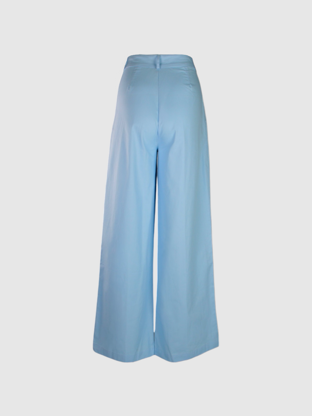 Sky Blue High Waisted Wide Leg Pants