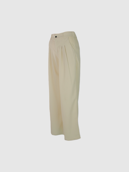 MELISMA Elastic-waisted wide-leg pants / Sand