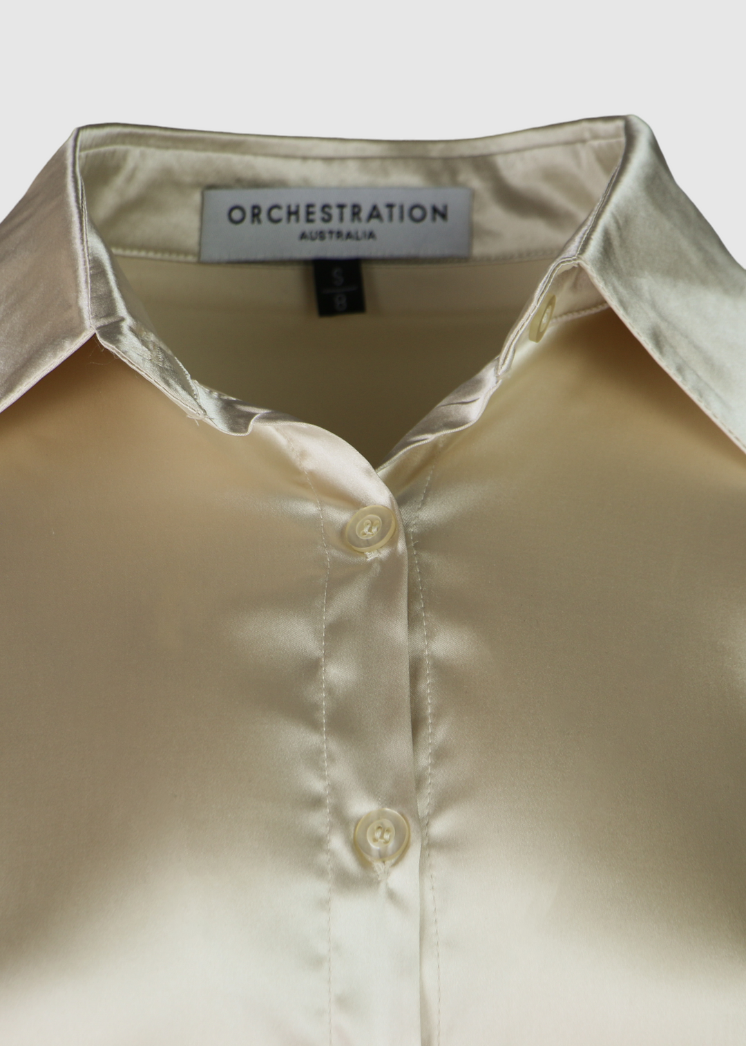 SINFONIA Satin blouse / Champagne