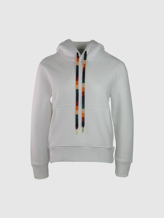 HARMONY Signature drawstring hoodie / Ivory