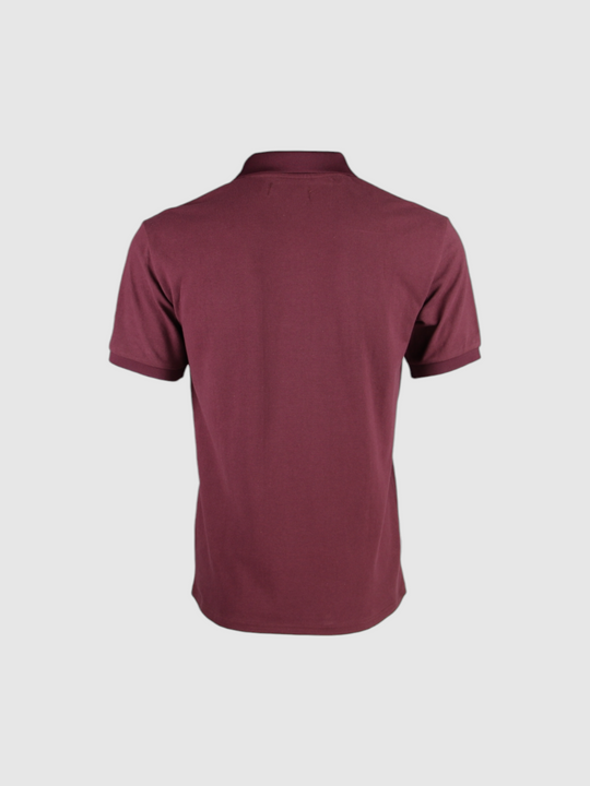 PSALLMODY Wine Red Polo Shirt