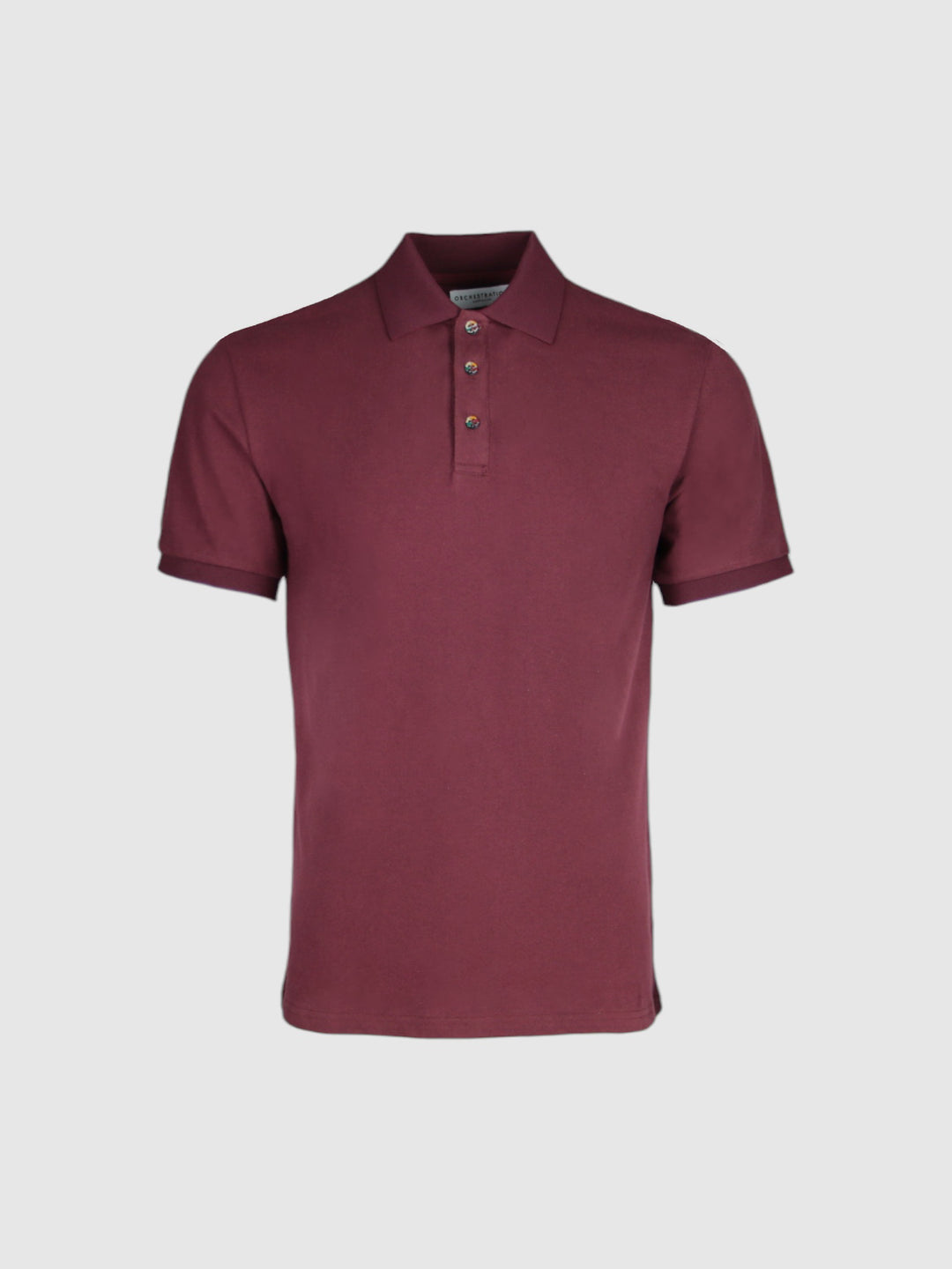 PSALLMODY Wine Red Polo Shirt