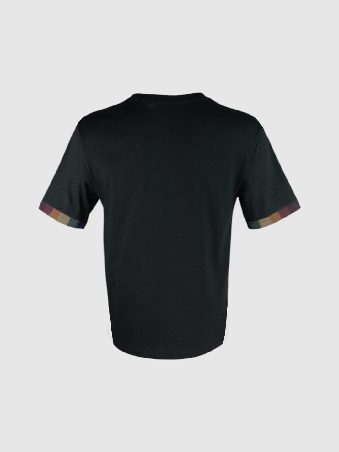 Ebony Color Embroidered  Men's T-Shirts