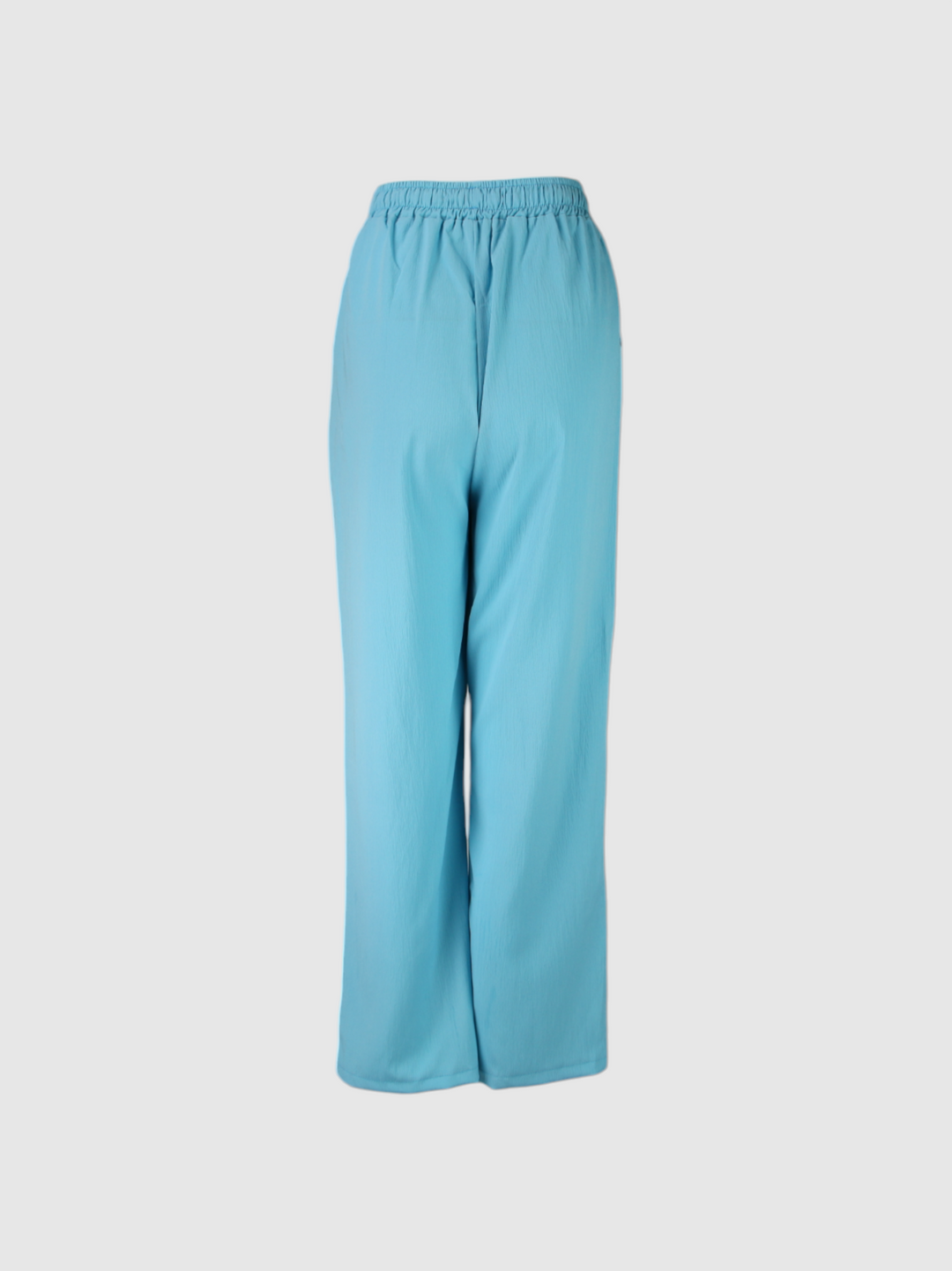 Sky Color Crinkled Women's Pants