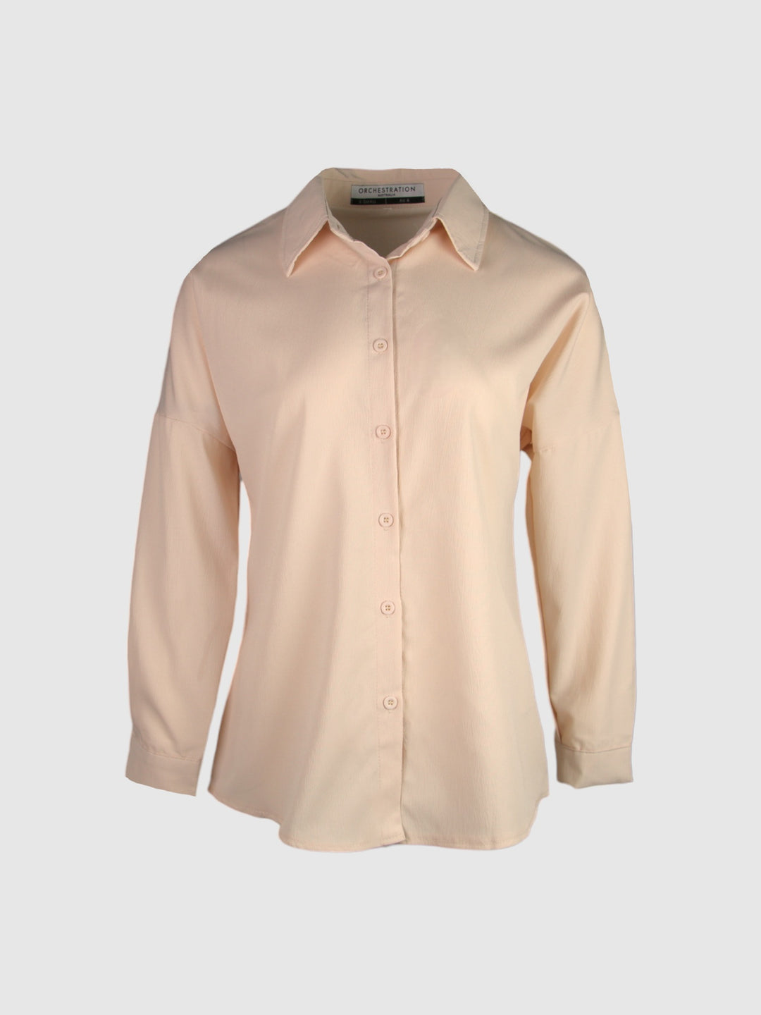 Blush Color Crinkled Women's Top