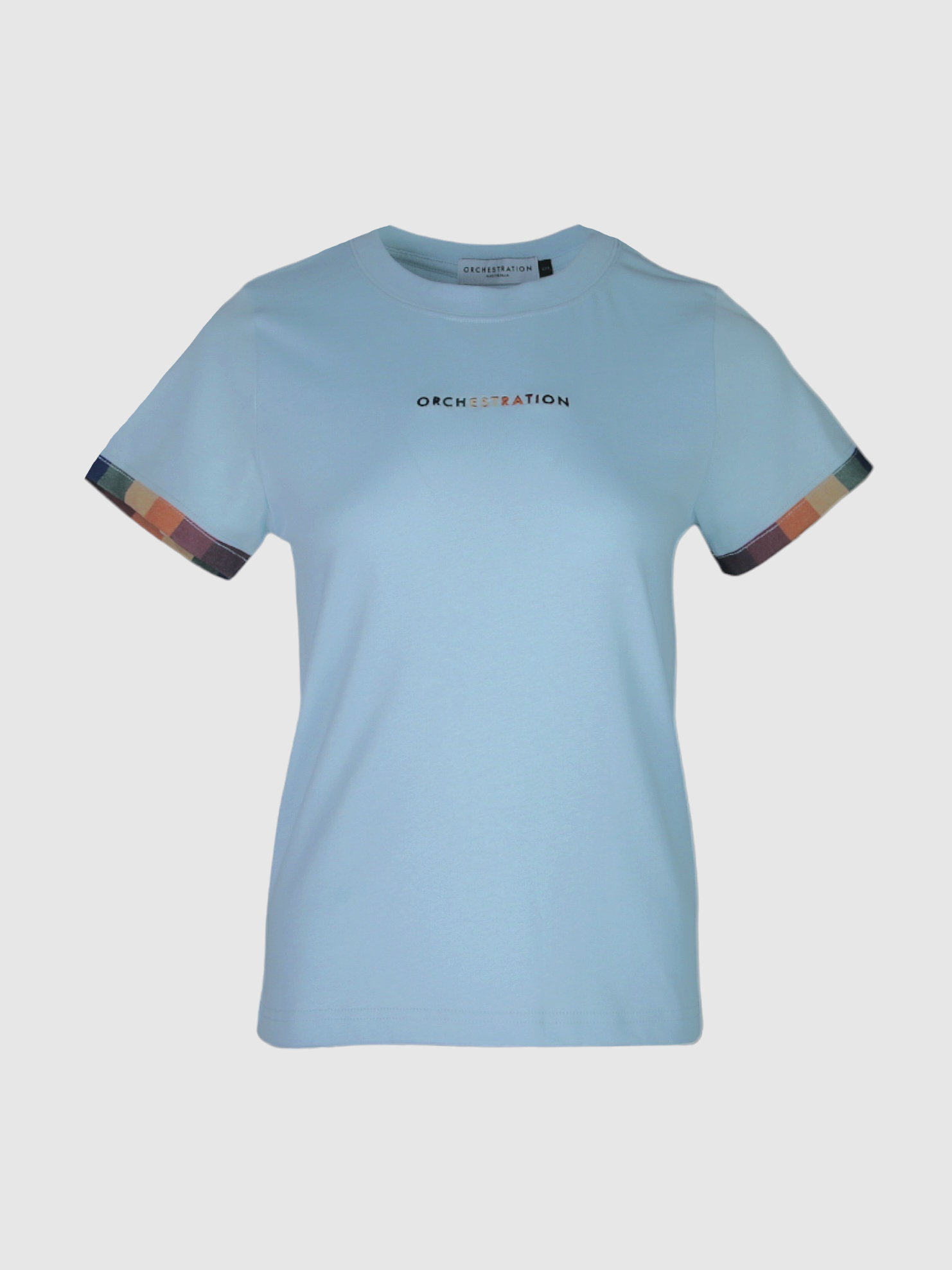 Minor Blue Color men's Embroidered T-Shirt