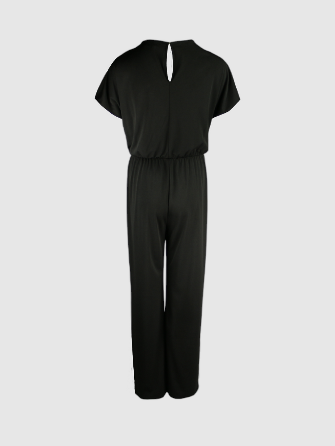  Ebony Color Jumpsuit With Tie For Women