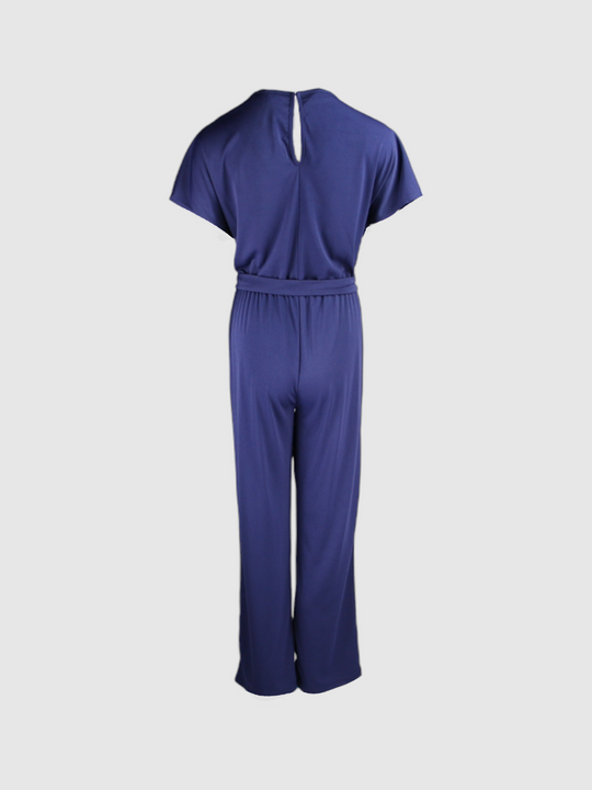 Sapphire Quality Jumpsuit With Tie For Women