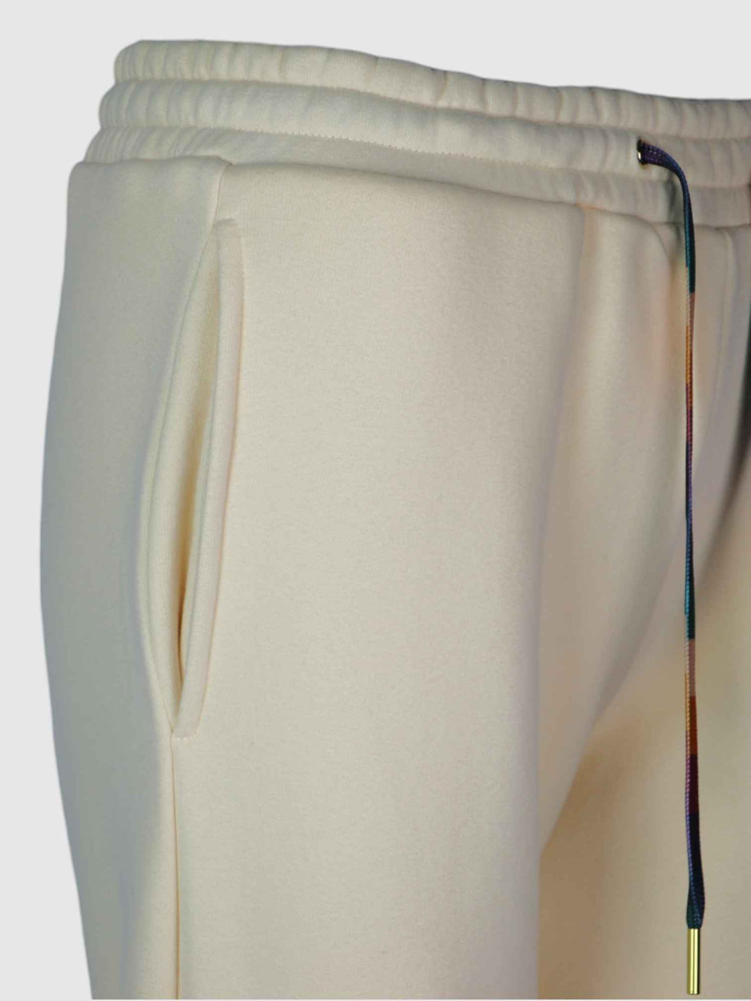  Custard Color Lounge Pants With Signature Drawstring For Women