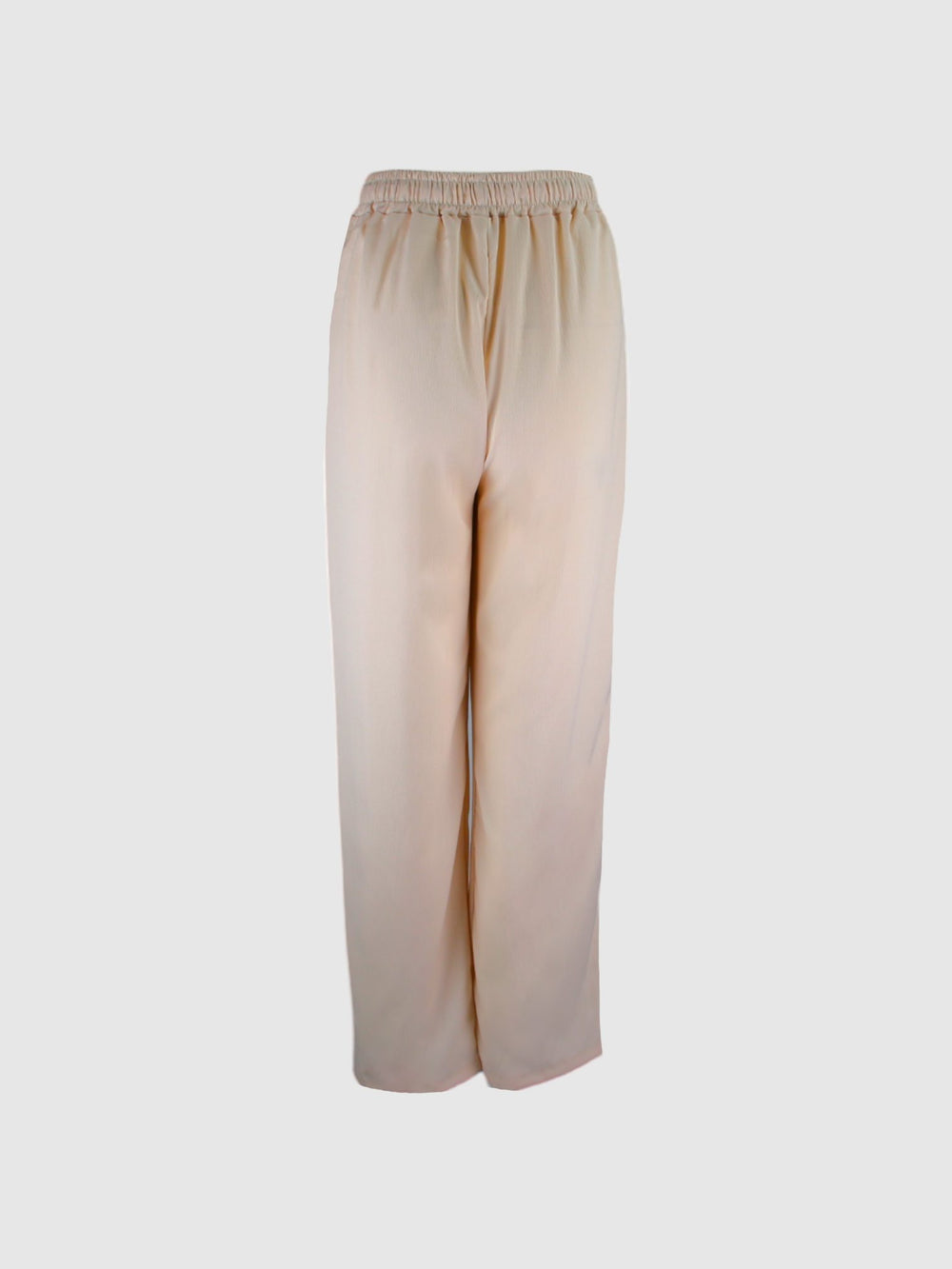 Blush Color Crinkled Women's Pants